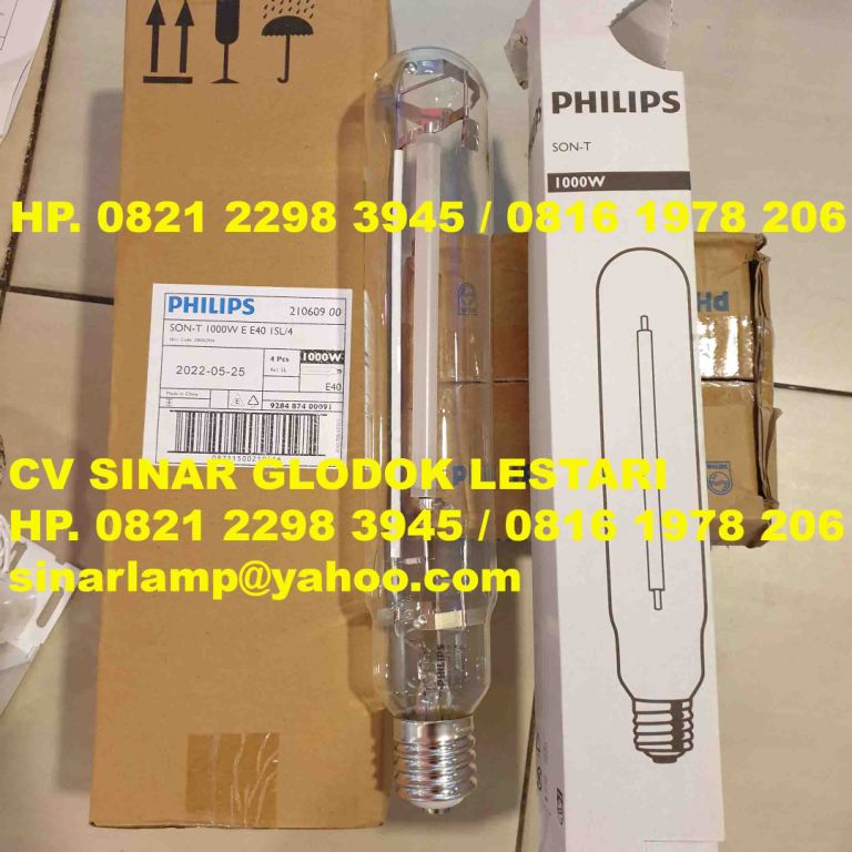 Lampu PHILIPS SON T 1000W E40 Sodium Lamp